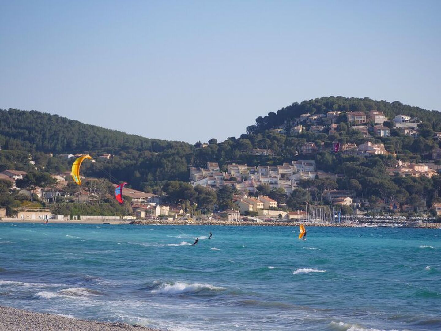 Kitesurfspot bij Les Lecques